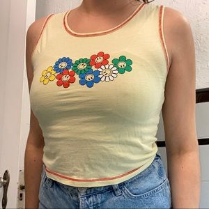 Pacsun Happy Face Tank